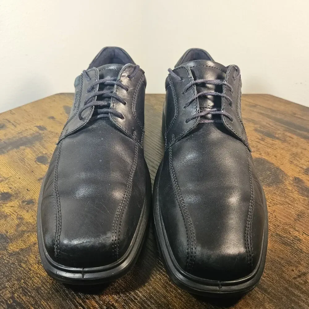 Men's ECCO Helsinki 2 Bike Toe Tie Casual Shoe EU 43 US 10 Black Oxford